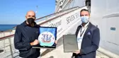 KUŞADASI'NA KRUVAZİYERLE 362 TURİST GELDİ
