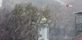 Palandöken beyaz gelinliğini giydi