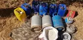 PKK'lı teröristlere ait yaşam malzemeleri ele geçirildi
