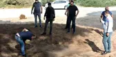 Antalya'da mezar şeklindeki tümsek polisi alarma geçirdi