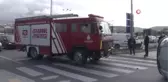 Arnavutköy'de iki ticari araç çarpıştı: Yan yatan aracın sürücüsü yaralandı
