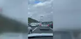 Son dakika haberi | FSM Köprüsü'nün girişinde meydana gelen kaza trafikte yoğunluğa neden oldu