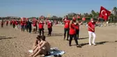 SAHİLDE CUMHURİYET BAYRAMI KUTLAMASI