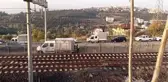 Boş yolcu treninin raydan çıkması - Rayların yenilenme çalışması