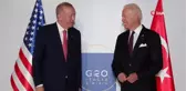 Cumhurbaşkanı Recep Tayyip Erdoğan'ın İtalya'nın Başkenti Roma'da düzenlenen G20 Liderler Zirvesi kapsamında ABD Başkanı Joe Biden ile görüşmesi...