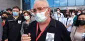 Kazada ölen doktor için düzenlenen törende meslektaşları gözyaşlarını tutamadı