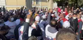 Grevdeki Bakırköy Belediyesi işçilerine destek