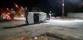 Manisa'da korkutan kaza kameralara böyle yansıdı