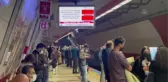 Taksim metro durağında yoğunluk