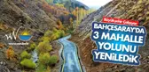 Bahçesaray'da 3 mahalle yolu yenilendi