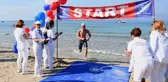 Kuşadası'nda kulaçlar üniversite öğrencileri için atıldı