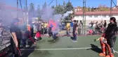 Kırsal mahallede veteran hokey turnuvası düzenlendi