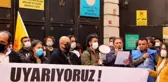 BEYOĞLU'NDA ÖĞRENCİLERİN ÖĞRETMENLERE UYGULADIĞI ŞİDDET PROTESTO EDİLDİ