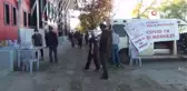 Stat önünde aşı uygulaması