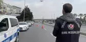Bakırköy'de drone ile trafik denetimi