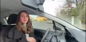 İşaret diliyle emniyet kemerine dikkat çektiler