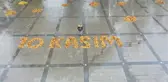 TEMİZLİK İŞÇİSİ YAPRAKLARLA '10 KASIM' YAZDI