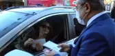 AVCILAR'DA SÜRÜCÜLERE 'Bİ HAREKETİNE BAKAR HAYAT' MASKESİ