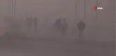 İstanbul Boğazı siste adeta kayboldu