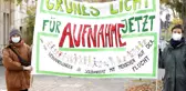 Almanya'da Belarus-Polonya sınırındaki göçmenler için destek gösterisi düzenlendi