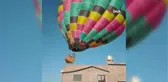 Meksika'da sıcak hava balonu eve çarptı