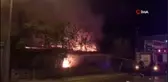Edirne'de metruk bina yangını