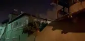 Çıkan yangında 3 ev hasar gördü
