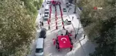 Türkiye'nin ilk en büyük Türk bayrağı Adana'da yeniden asıldı