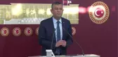 CHP Grup Başkanvekili Özel, gündemi değerlendirdi