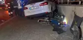Hızla durağa dalan otomobil dehşet saçtı! İşe gitmek için bekleyen kardeşlerden biri öldü, diğeri yaralı