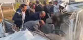 ŞANLIURFA - Tırın otomobile çarpması sonucu 5 kişi yaralandı