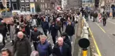 AMSTERDAM - Hollanda'da Kovid-19 kısıtlamaları karşıtı gösteriler devam ediyor