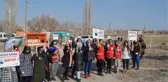 AKSARAY'DA 'KADINA ŞİDDETE HAYIR' YÜRÜYÜŞÜ