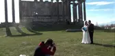 Antik kent evlenen çiftlere doğal fotoğraf stüdyosu oldu