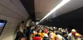 Metrolarda derbi yoğunluğu dikkat çekti