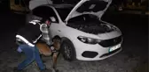 OTOMOBİLİN TORPİDOSUNDAKİ UYUŞTURUCUYU 'THOR' BULDU
