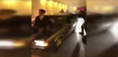 Son dakika haberi! Ataşehir'de düğün konvoyunda drift kamerada