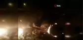 Yeni aldığı traktör alev alev yandı