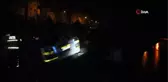 Son dakika haber... Yağışlı havada kontrolden çıkan tırın kupası ikiye bölündü