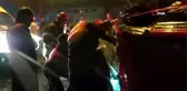 Takla atan aracın sürücüsü kaçtı
