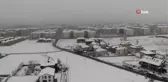 Erzurum karla kaplandı, manzarası mest etti