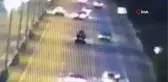 Son dakika haberleri! Bursa'da inanılmaz kaza kamerada...3 yaralı