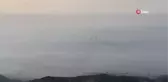 Amik Ovası sis bulutları altında kaldı
