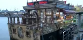 Eminönü'nde balık ekmek tekneleri fırtınadan etkilendi