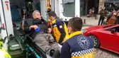 Son dakika haberleri | Otomobilin yayaya çarptığı anlar güvenlik kamerasına yansıdı