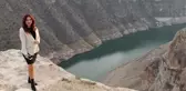 Rasıl Hacar'a ünlü akını! Güzel sunucu, manzarayı görmek için kilometrelerce uzaktan geldi