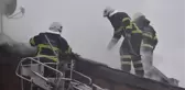 Sivas'ta 2 katlı binada yangın