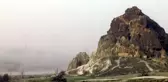 Kapadokya'da turistlere rüzgar engeli