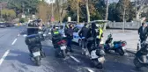 Lodosta trafiğe çıkan motosikletlilere yönelik denetim yapıldı