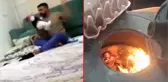 Bir korkunç haber de Yozgat'tan! 1 aylık bebeğini sobada yaktığı iddia edilen anne gözaltına alındı